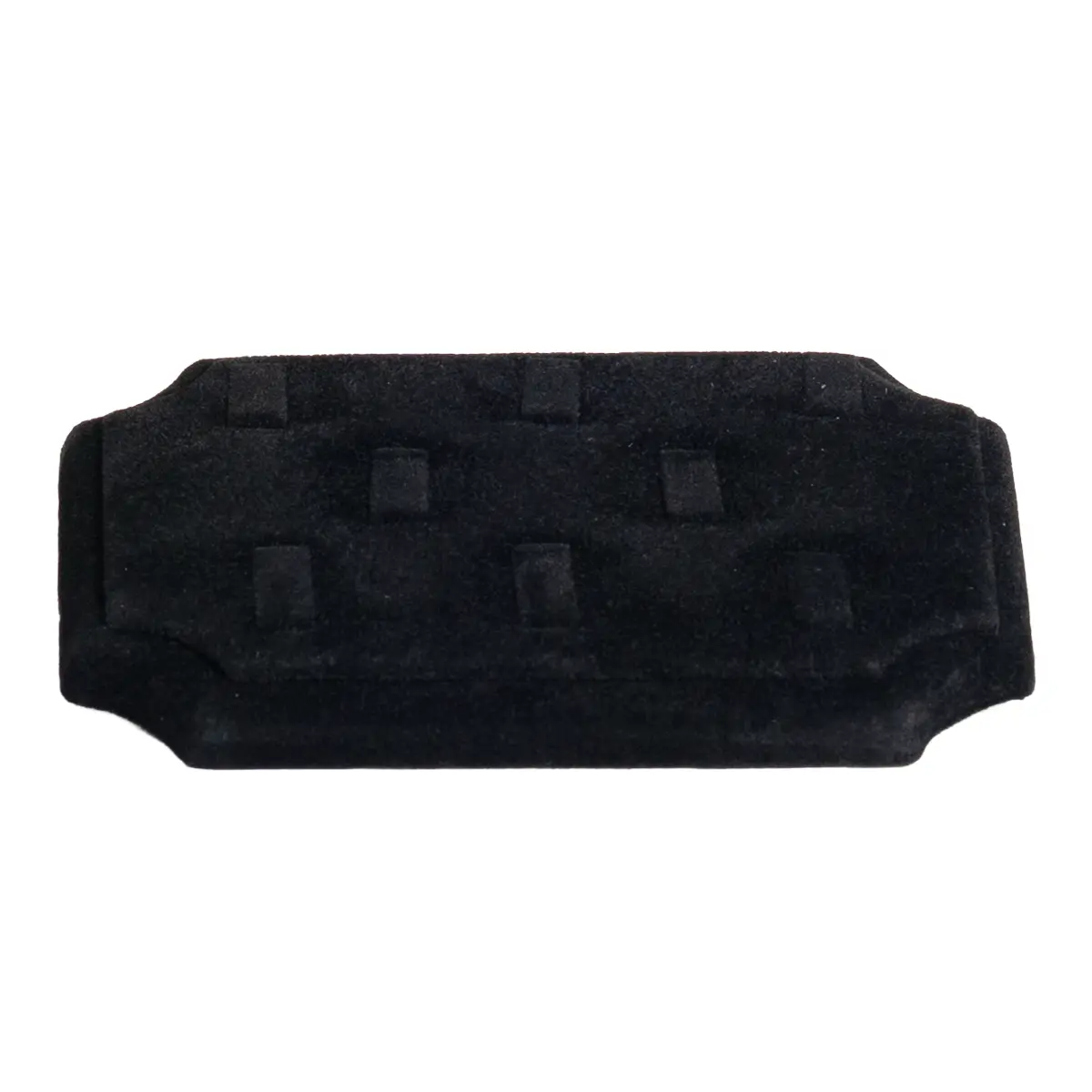 ring-holders-for- rings-Black-velvet-small-front-view-719JS ring holders for rings Black velvet small front view