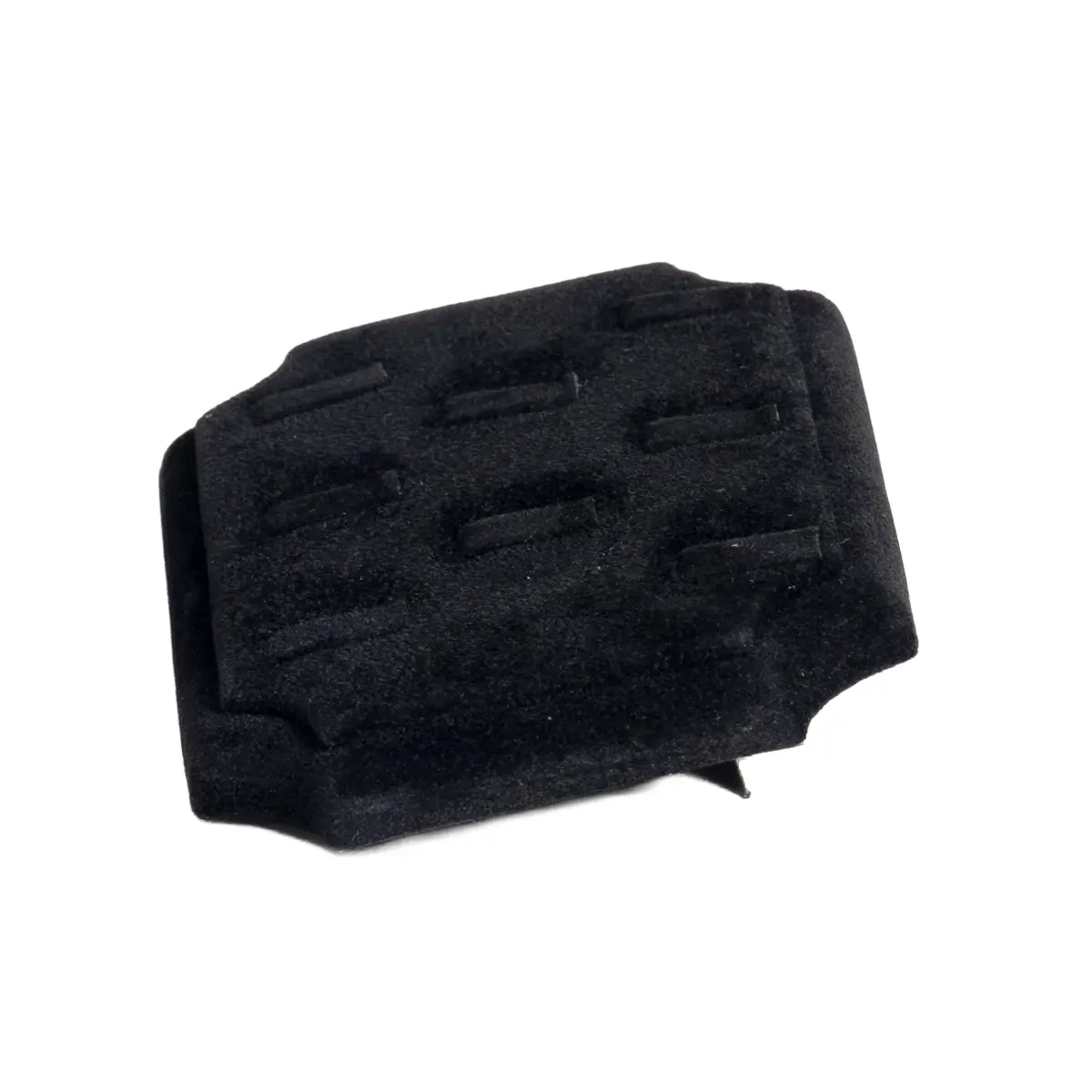 ring-holders-for- rings-Black-velvet-small-side-view-719JS ring holders for rings Black velvet small side view