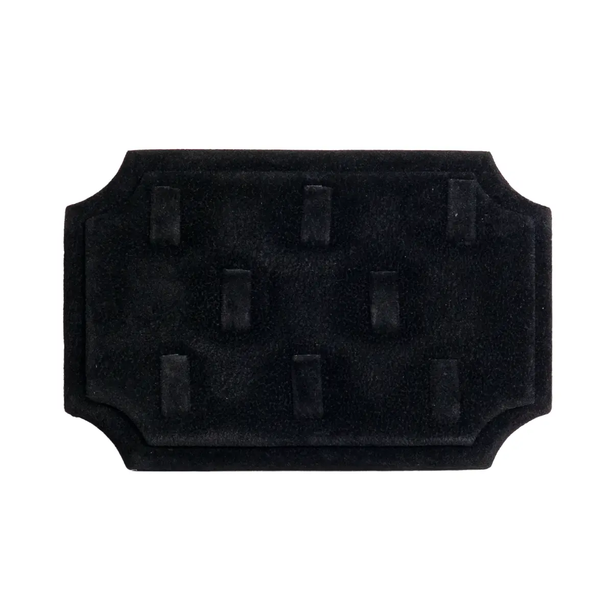 ring-holders-for- rings-Black-velvet-small-top-view-719JS ring holders for rings Black velvet small top view