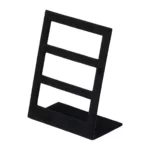 stud earring stand large black angle view