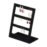 stud-earring-stand-large-black-angle-view-with-earring stud earring stand large black angle view with earring