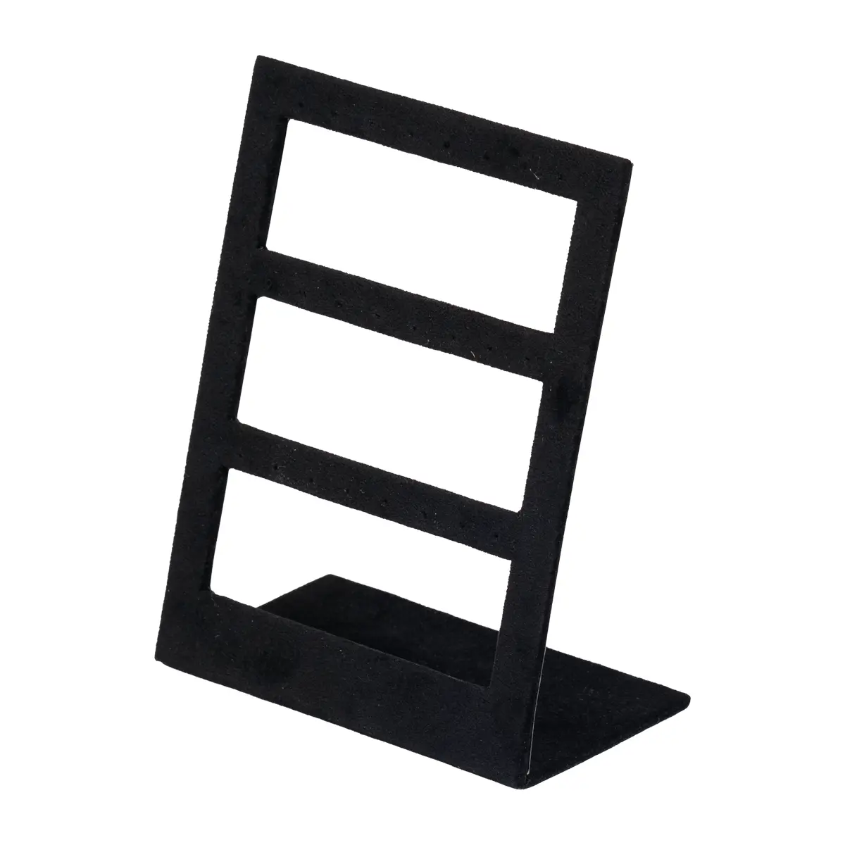 stud earring stand large black angle view