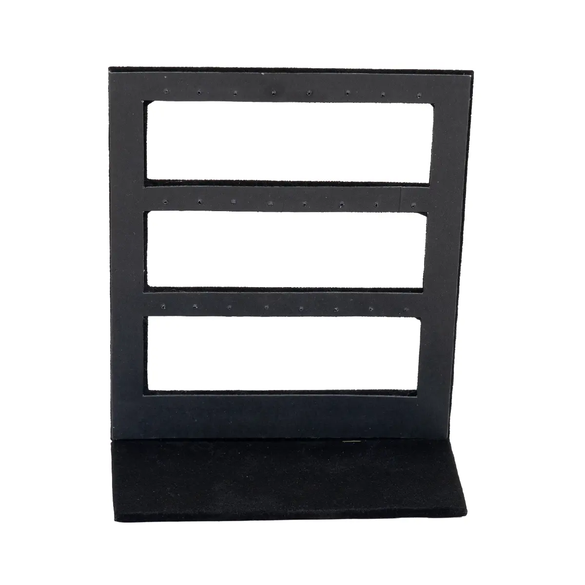 stud earring stand large black back view