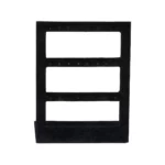 stud earring stand large black front view