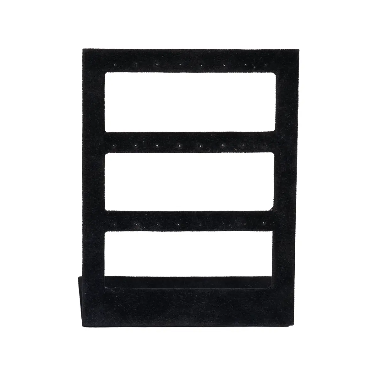 stud earring stand large black front view
