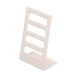 stud earring stand small beige angle view