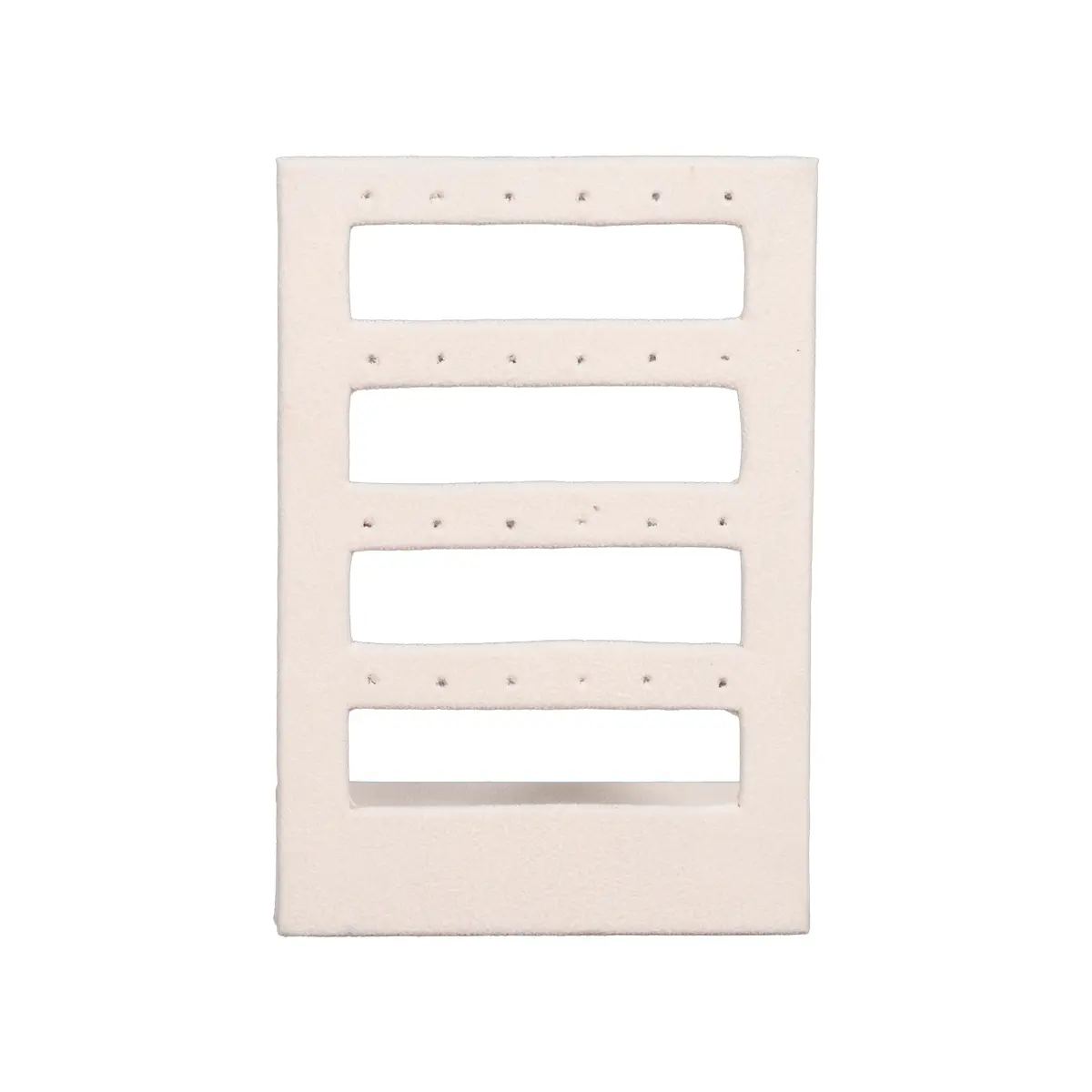 stud earring stand small beige font view