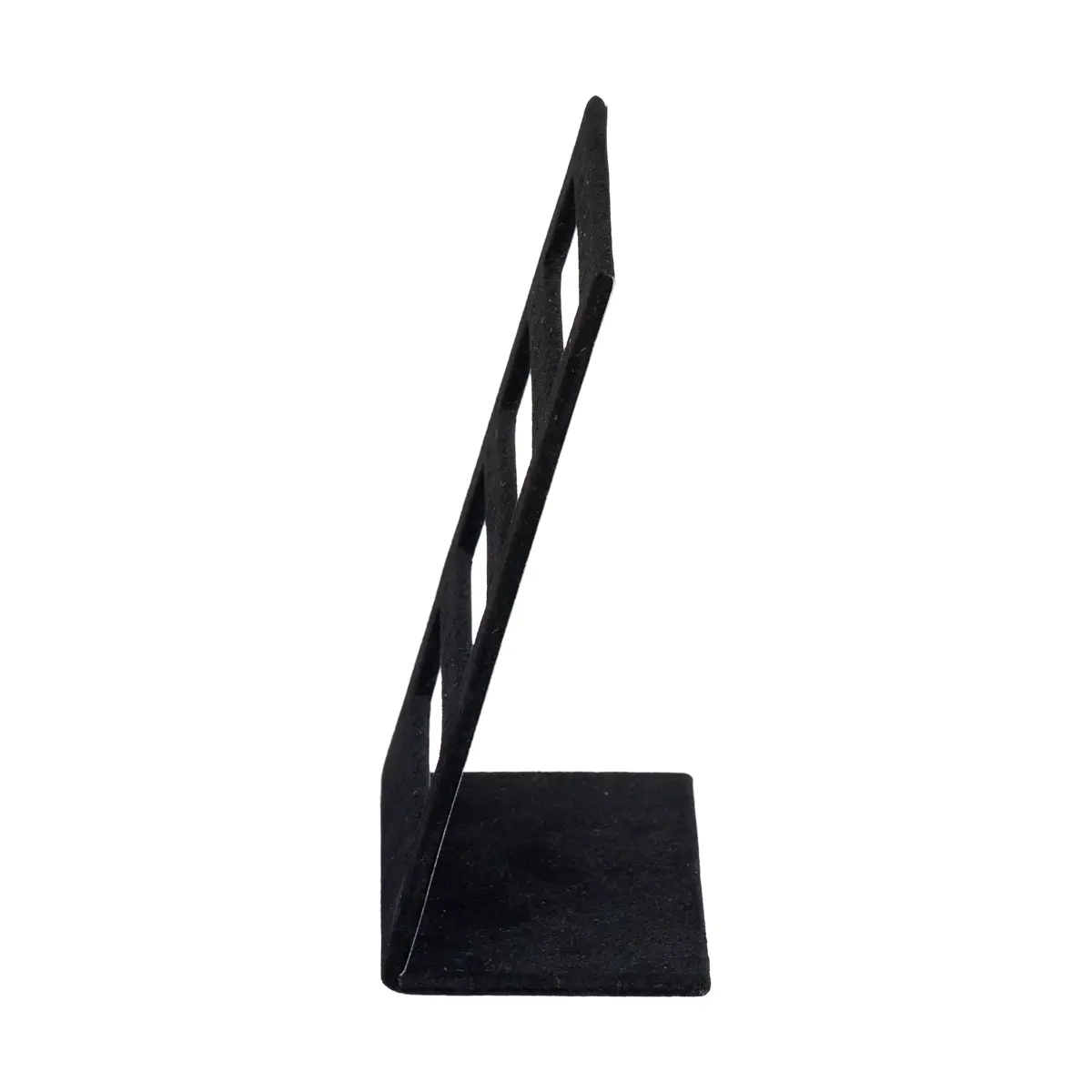 stud-earring-stand-small-black-side-view-ES93SBE stud earring stand small black side view
