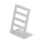 stud earring stand small grey angle view
