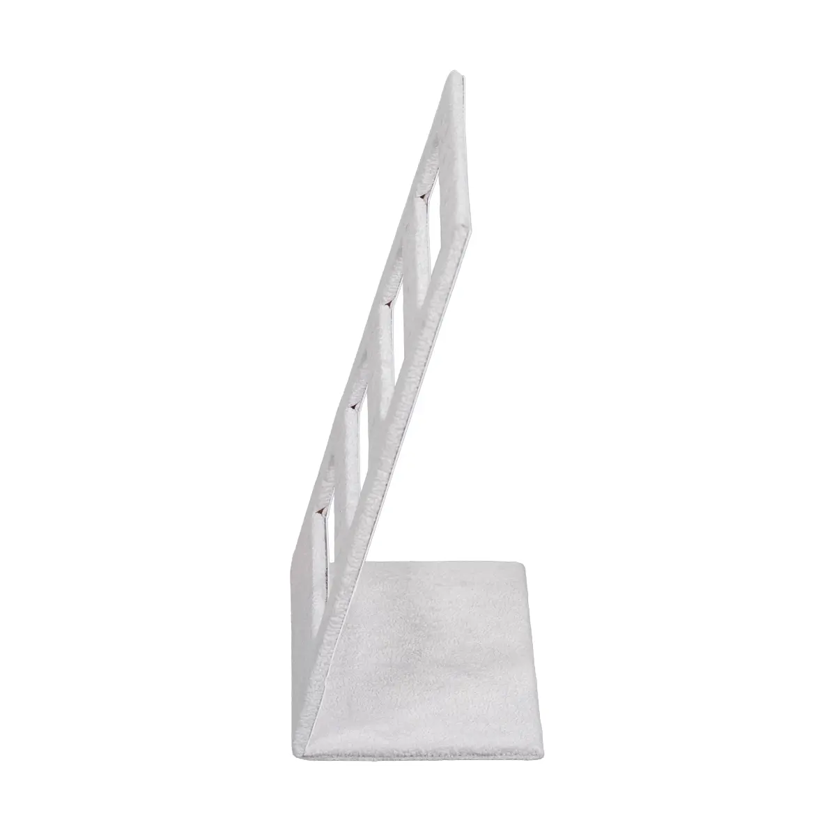 stud earring stand small grey side view