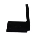 velvet jewllery set box black open side view