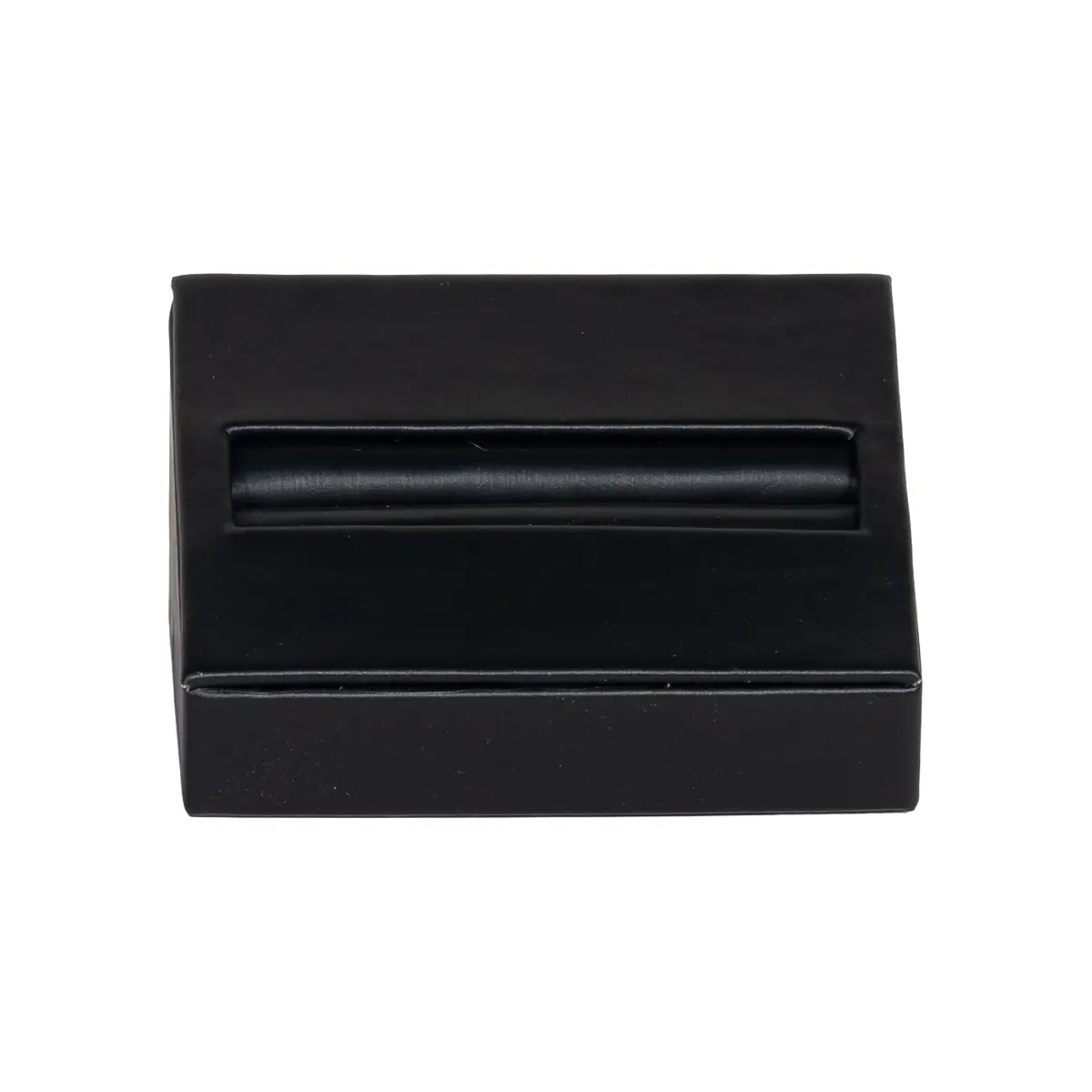 wedding ring holder black front view