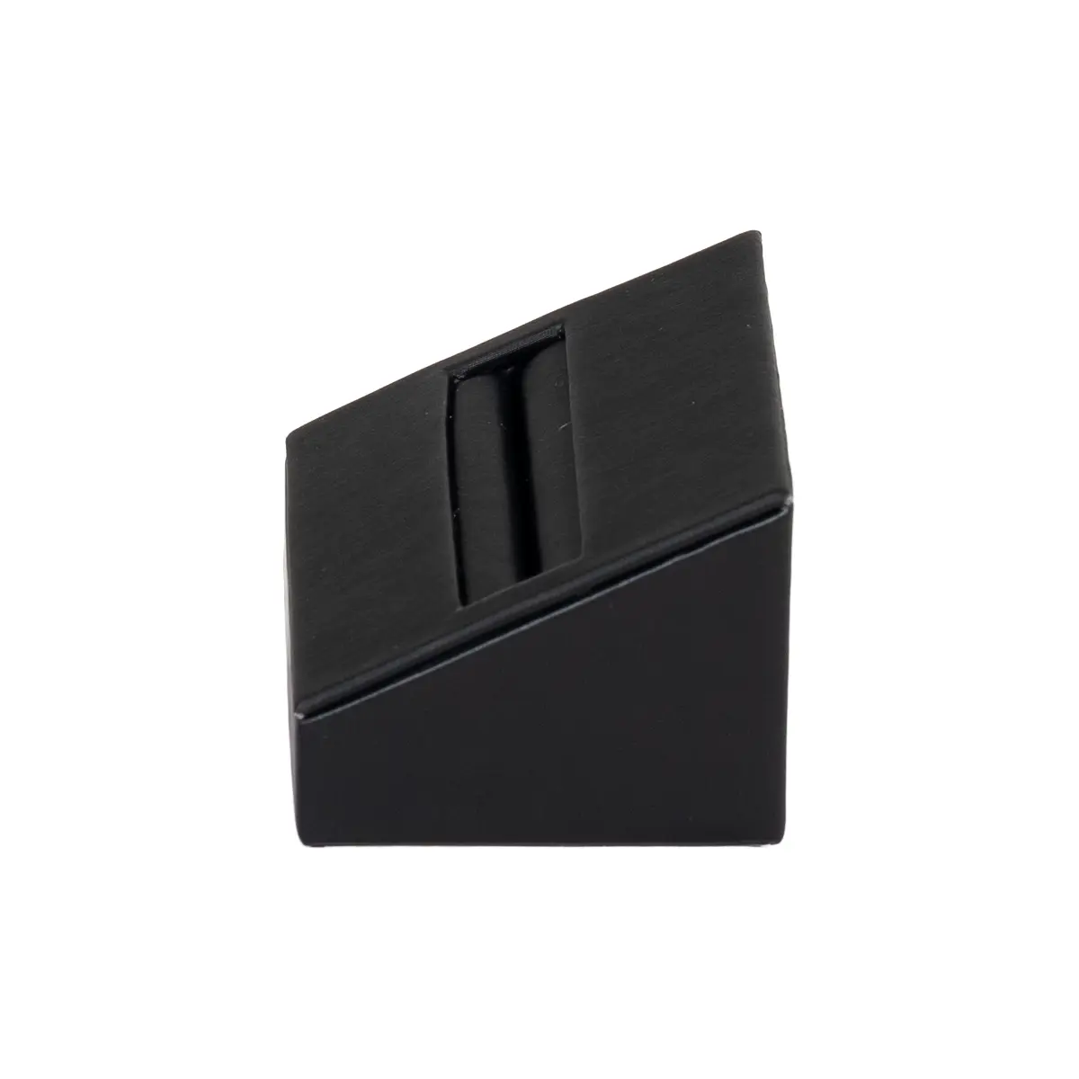 wedding ring holder black side view