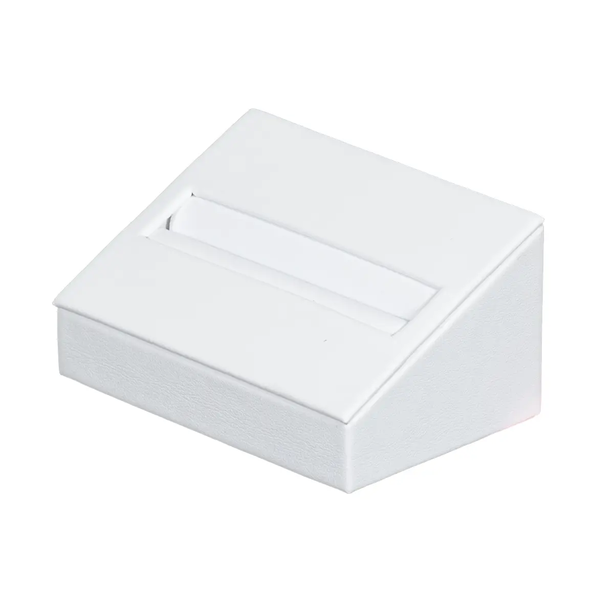 wedding ring holder white angle view