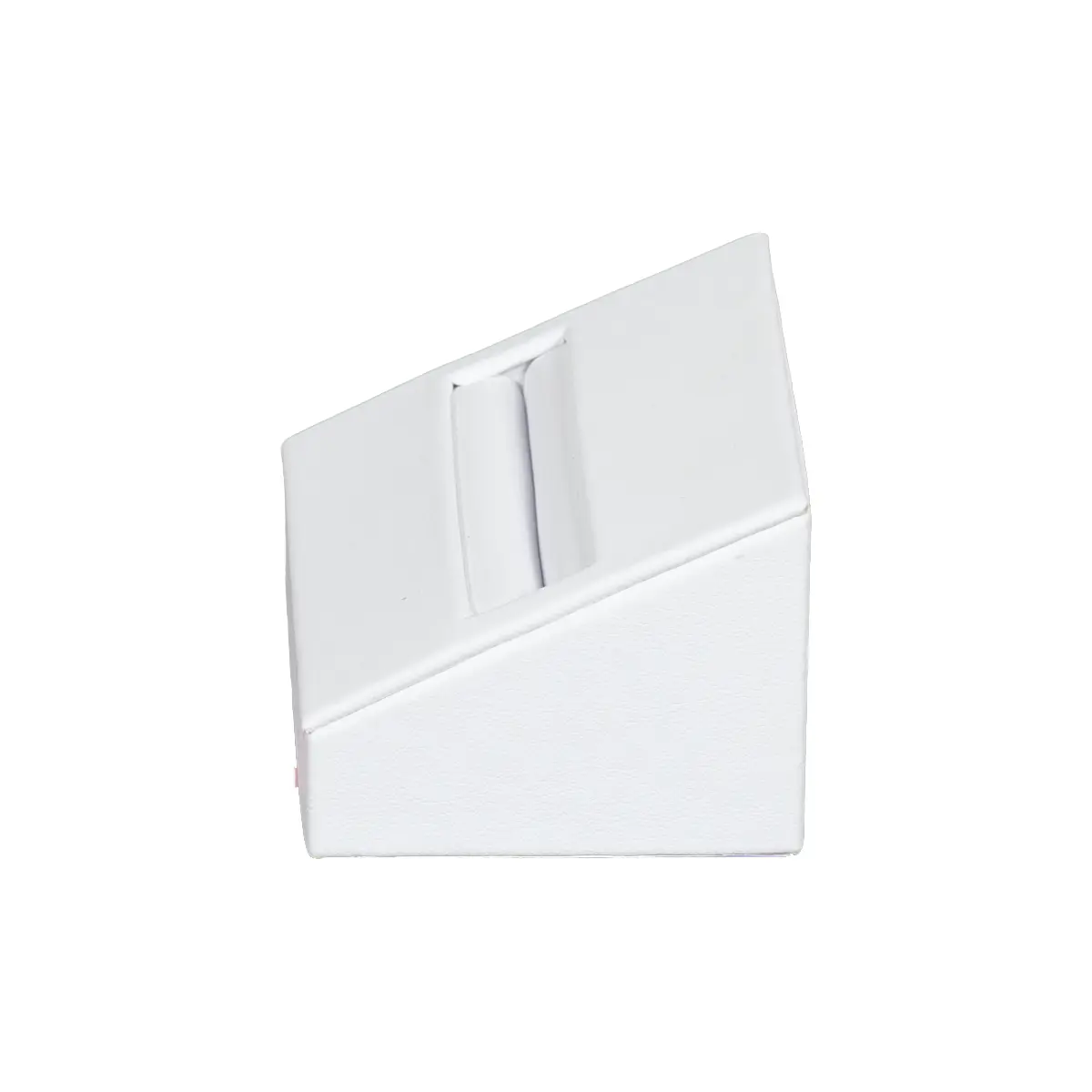 wedding ring holder white side view