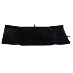 Jewellery box for necklace black flat lay front BXN84BL