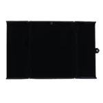 Jewellery box for necklace black open front BXN84BL