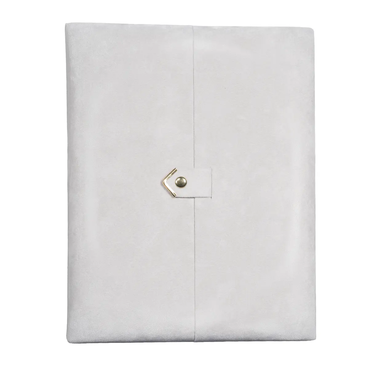 Jewellery box for necklace grey front close BXN84GR