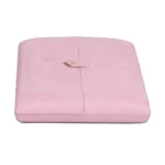 Jewellery box for necklace pink flat lay front close BXN84PI