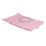 Jewellery box for necklace pink flat lay open with jewellery BXN84PI