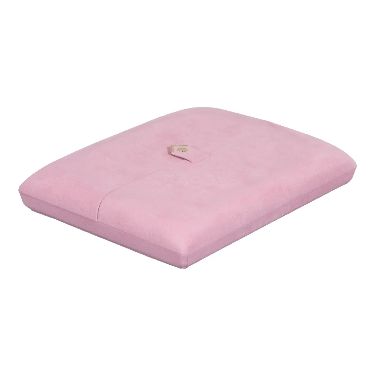 Jewellery box for necklace pink flat lay side close BXN84PI