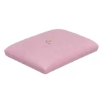 velvet jewelry set box pink flat lay side close BXS83PI