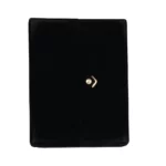 necklace jewelry box black close stand front BXN83BL