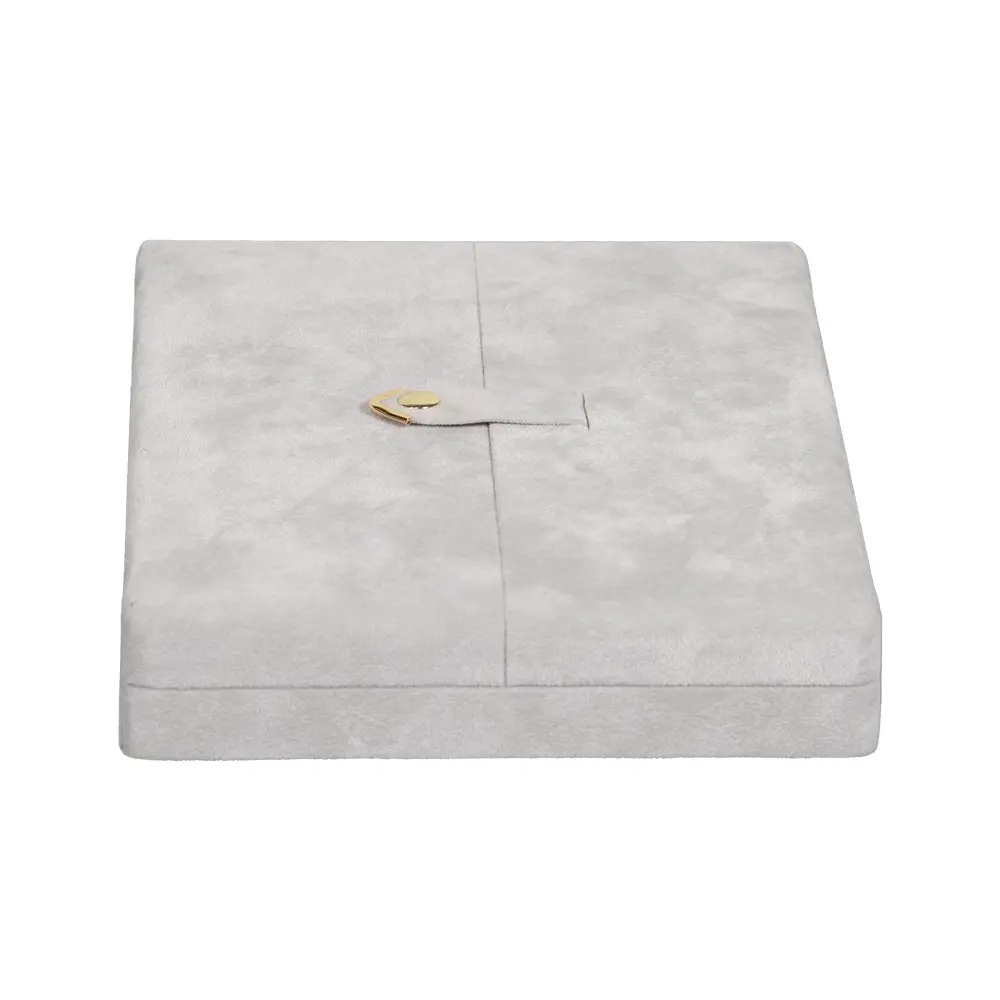 necklace jewelry box grey close front BXN83GR