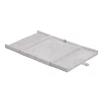 necklace jewelry box grey open angle view BXN83GR