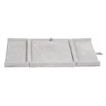 necklace jewelry box grey open front BXN83GR