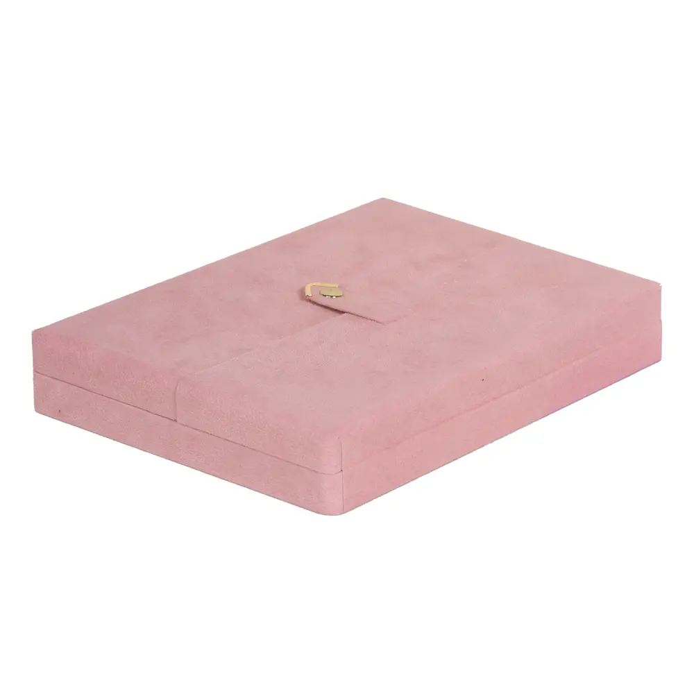 necklace jewelry box pink close angle view BXN83PI
