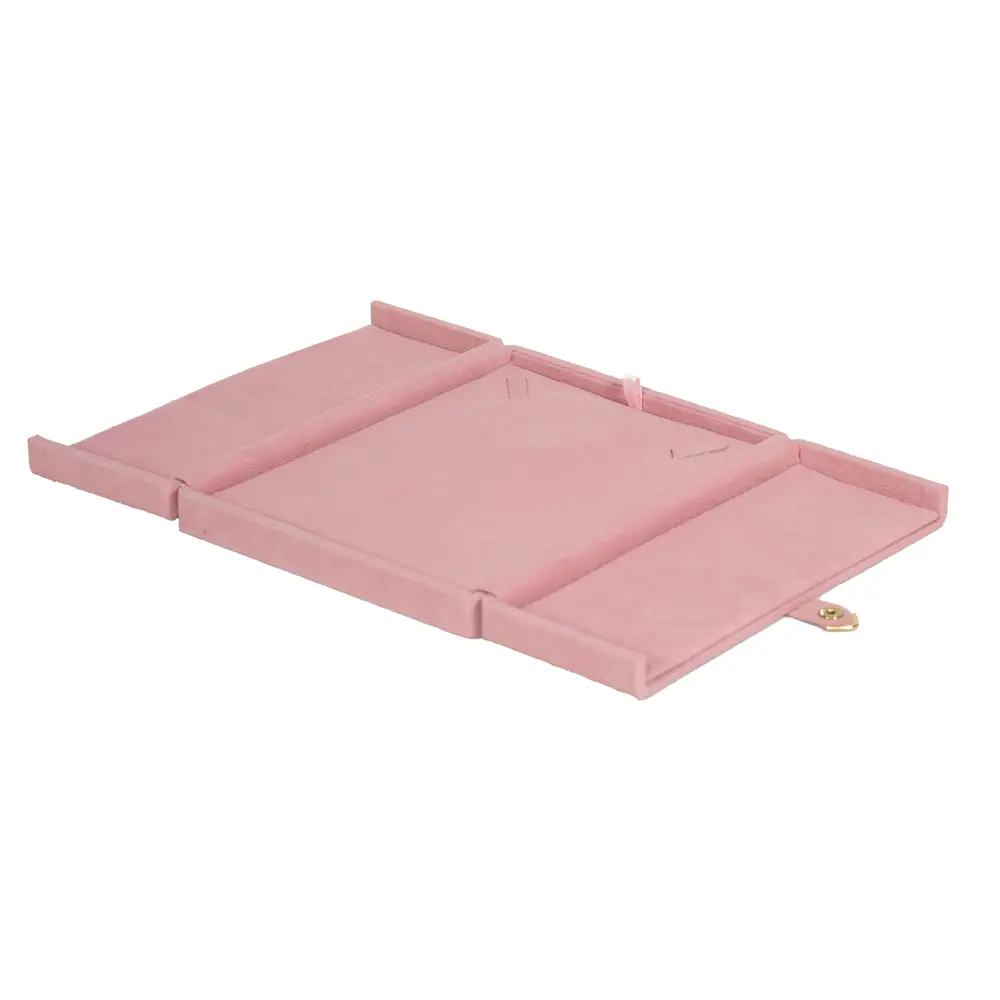 necklace jewelry box pink open angle view BXN83PI