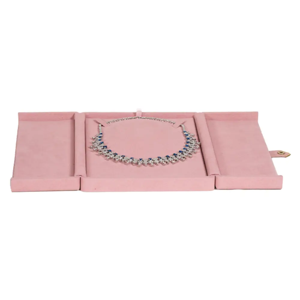 necklace jewelry box pink open front with jewellery BXN83PI