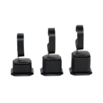 Bangle Stand leatherette 3set black front view BS89