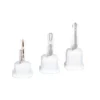 Bangle Stand leatherette 3set white front view with bangle BS89
