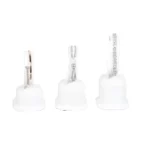 Bangle Stand leatherette 3set white front01 view with bangle BS89