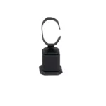 Bangle Stand leatherette large size black side view- BS89