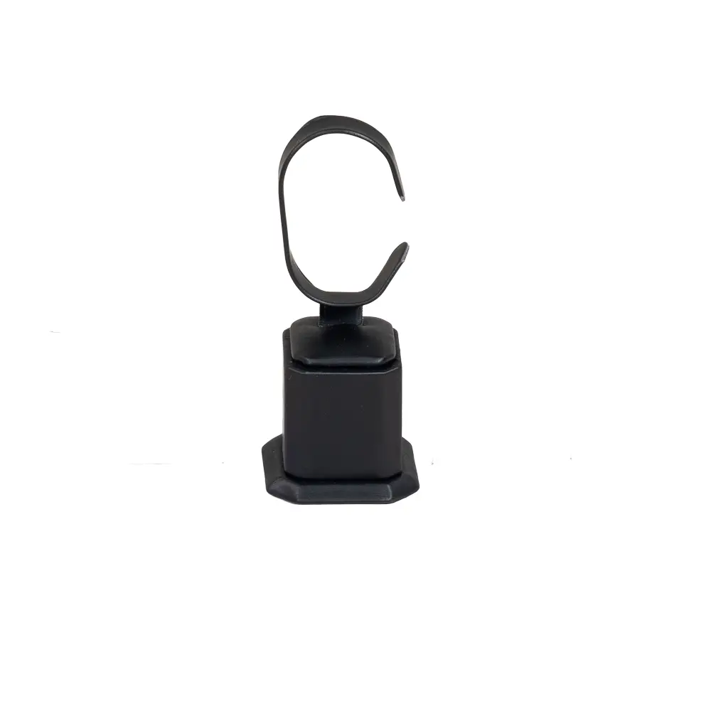 Bangle Stand leatherette large size black side view- BS89