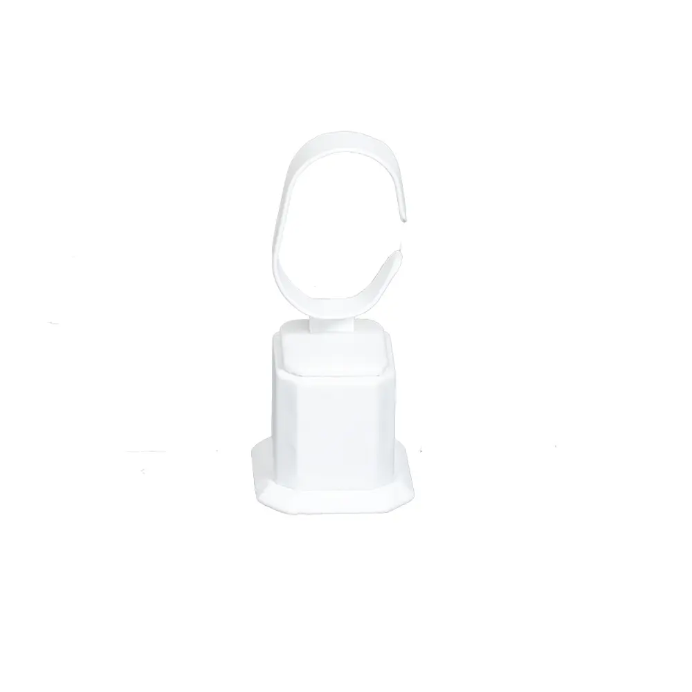 Bangle Stand leatherette large size white side view BS89