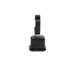 Bangle Stand leatherette medium size black front view BS89