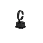 Bangle Stand leatherette small size black angle view BS89