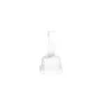 Bangle Stand leatherette small size white front view BS89