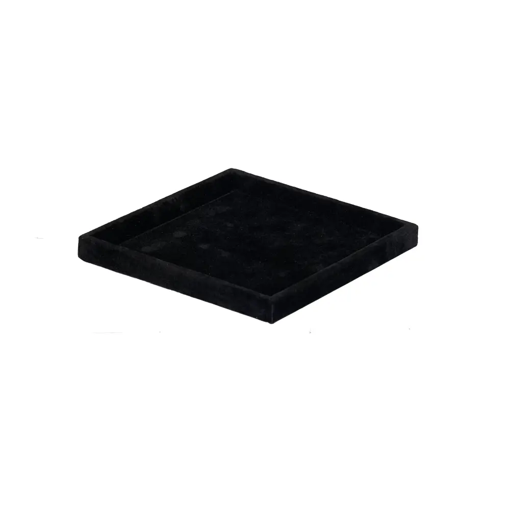 small jewellery tray velvet black large angle view TRAV84L