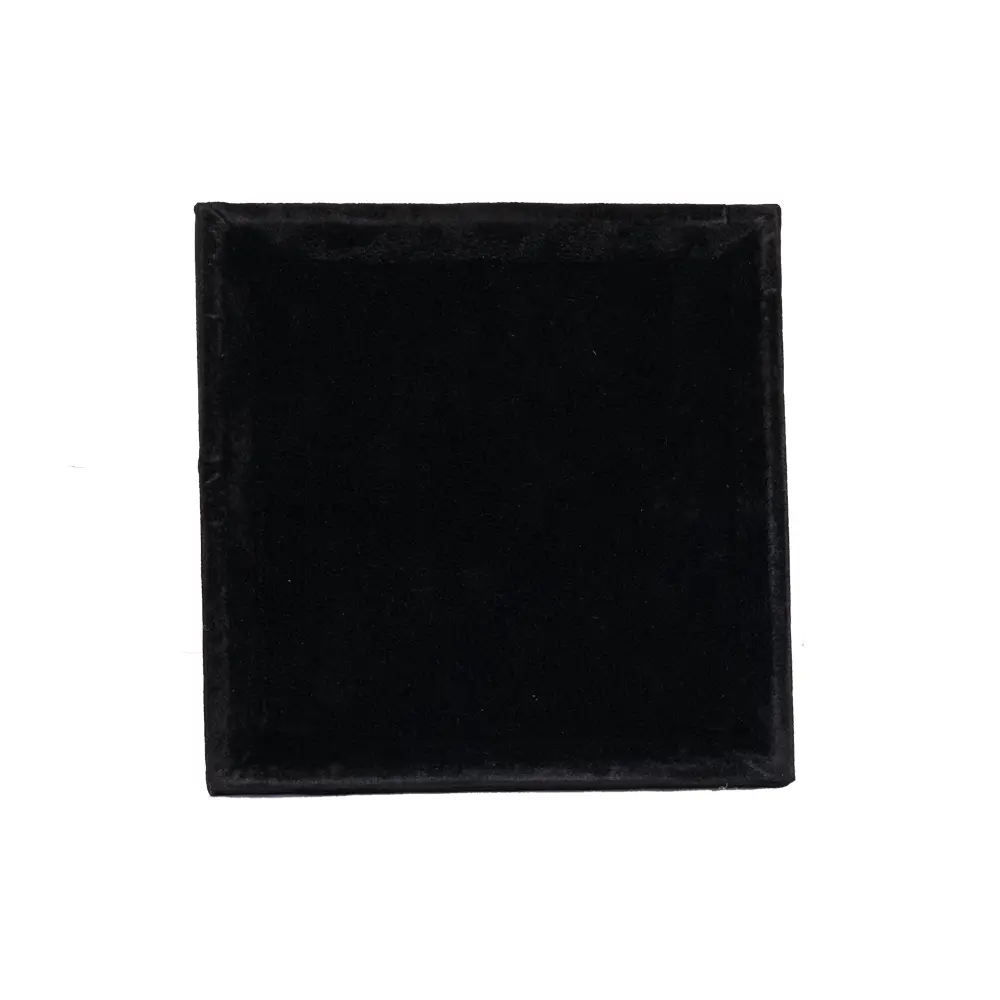 small jewellery tray velvet black large top view TRAV84L