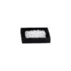 small-jewellery-tray-velvet-black-small-front-view-with-gens-TRAV84L small jewellery tray velvet black small front view with gens TRAV84L