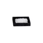 small jewellery tray velvet black small front view with gens TRAV84L