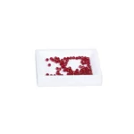 small jewellery tray velvet white medium front view with gens TRAV84L