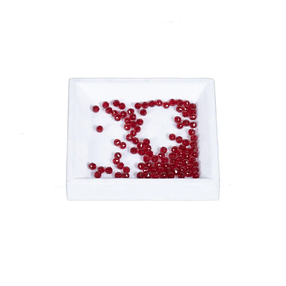small jewellery tray velvet-white medium top view with gens TRAV84L
