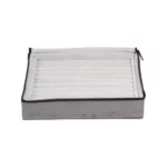 Large Travel Ring Case velvet open front view ZTRR80DGGR