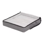 Large Travel Ring Case velvet open side view ZTRR80DGGR